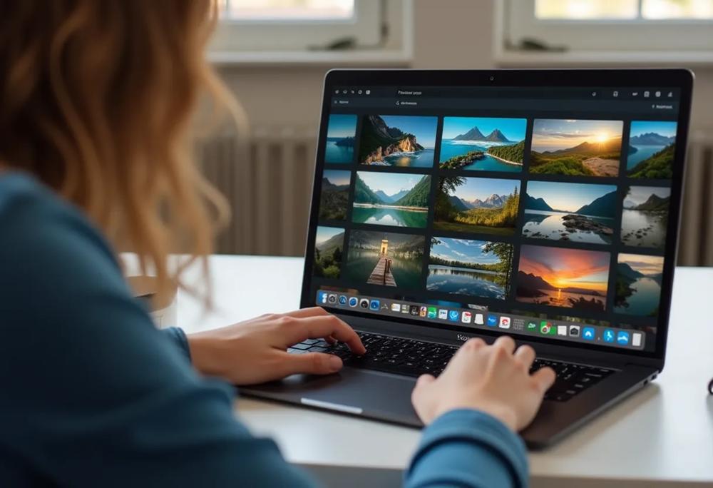 Laptop user