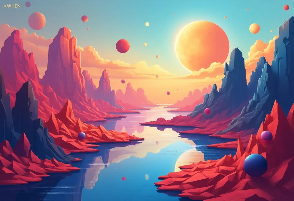 abstract landscape